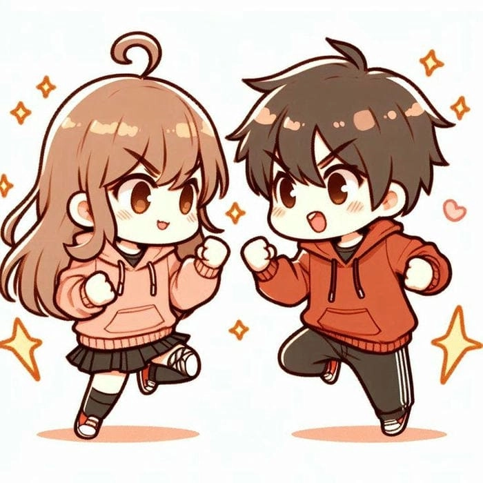 Sưu tầm ngay ảnh chibi cặp cực yêu
