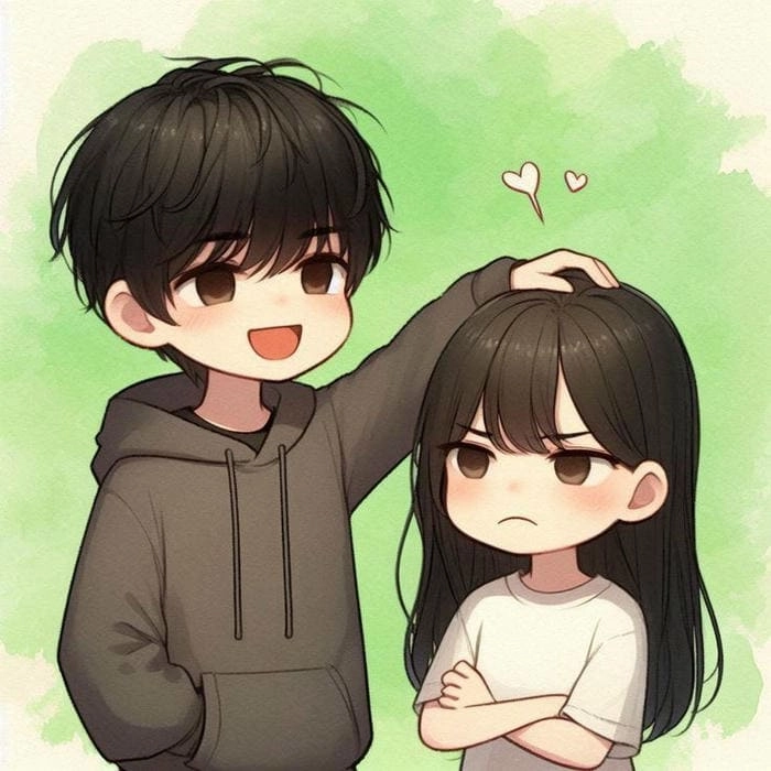 Cập nhật ngay ảnh chibi đôi siêu hot