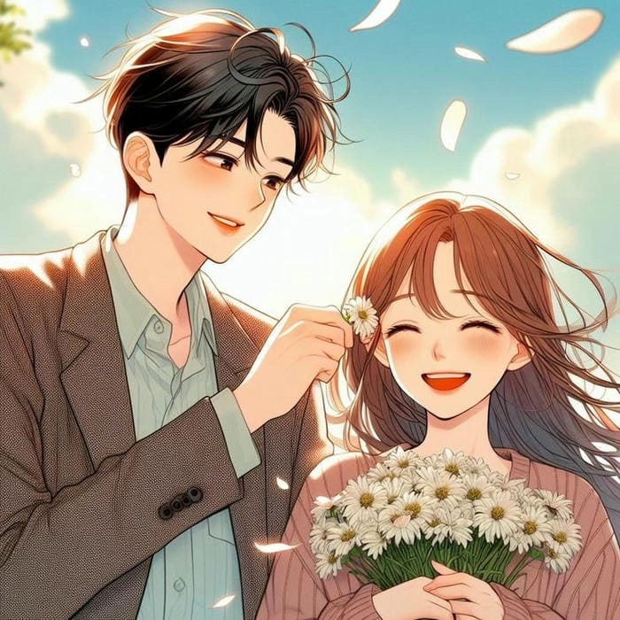 Yêu ngay từ cái nhìn đầu tiên ảnh chibi đôi cute