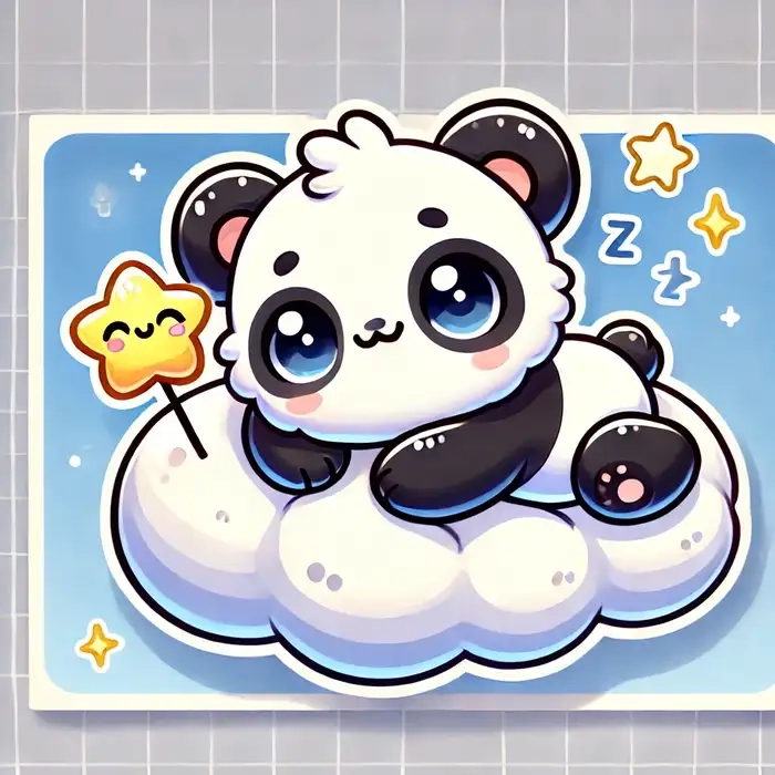Hình panda chibi dễ thương tuyệt đối cho tín đồ anime