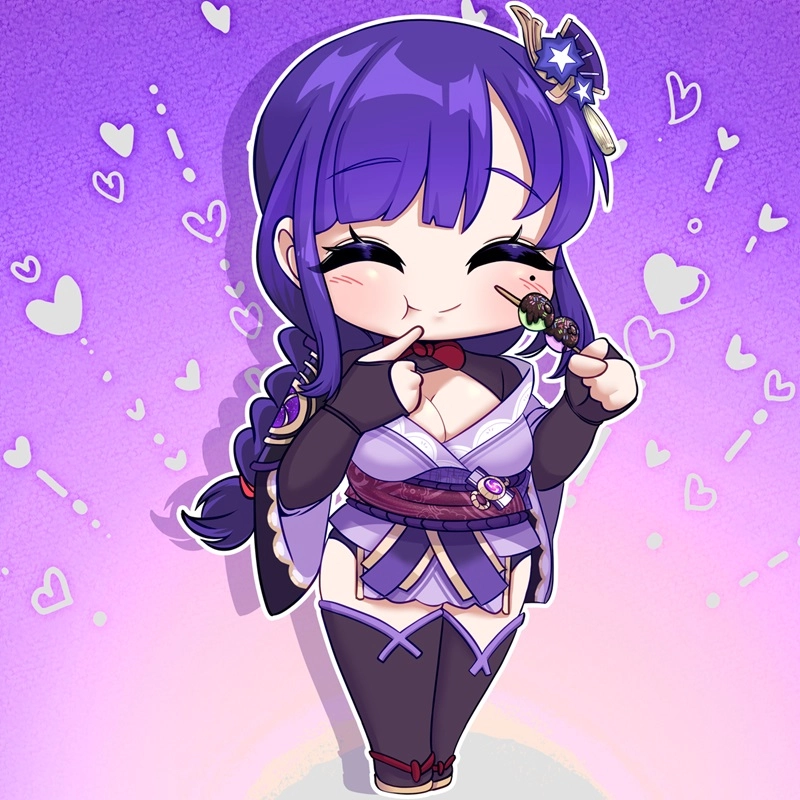 Kho hình siêu cute từ chibi genshin impact