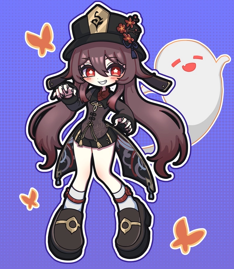 Tạo hình độc đáo của chibi genshin impact