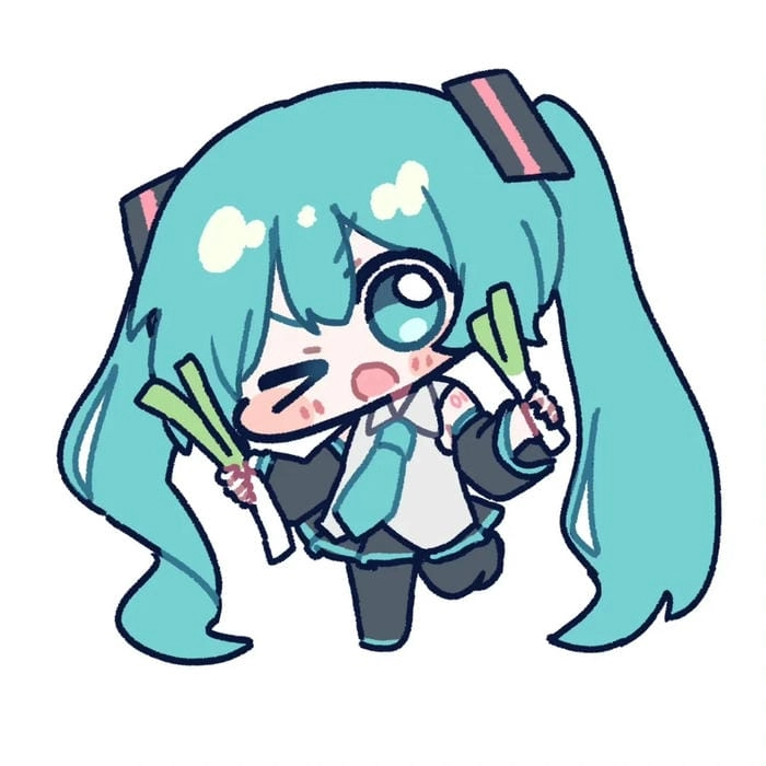 Tổng hợp những mẫu anime chibi miku hút mắt