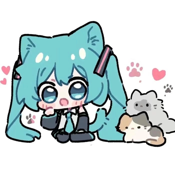 Tận hưởng vẻ đẹp anime cute chibi miku tinh tế