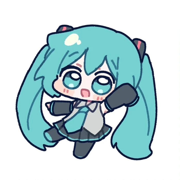 Tìm cảm hứng từ bộ kawaii chibi miku ngọt ngào