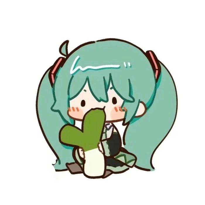 Trang trí máy với kawaii chibi miku wallpaper tuyệt đẹp