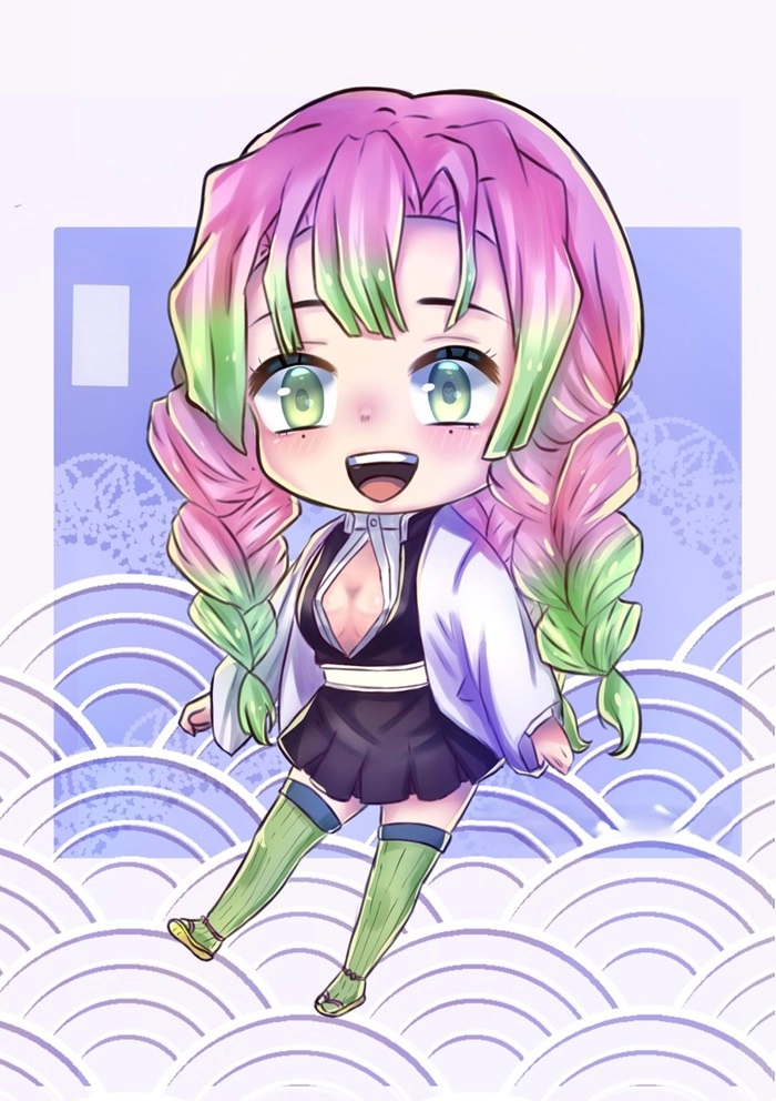 Phong cách cute chibi mitsuri đáng để lưu giữ