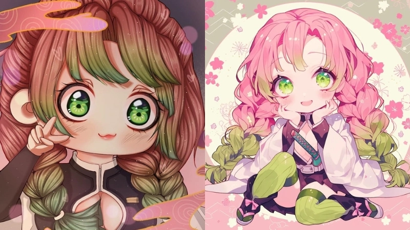 Ảnh chibi mitsuri là gì mà gây sốt mạng xã hội?