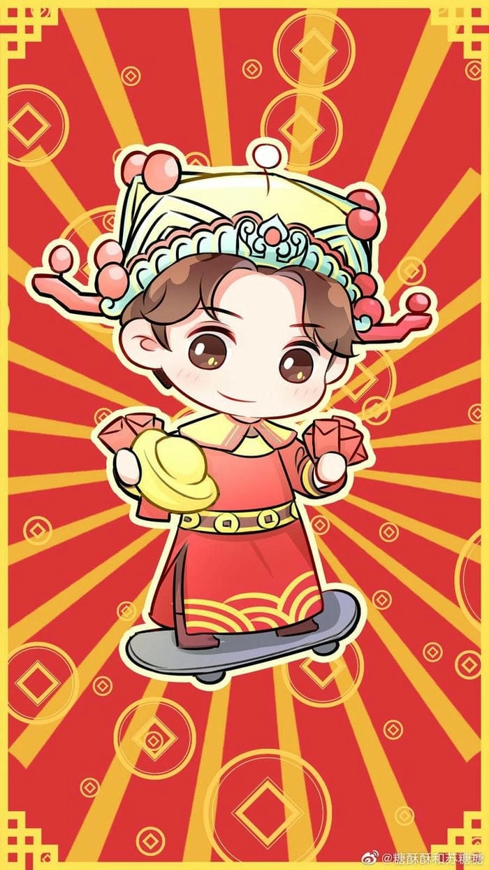 Tổng hợp ảnh chibi ngày tết cực sinh động