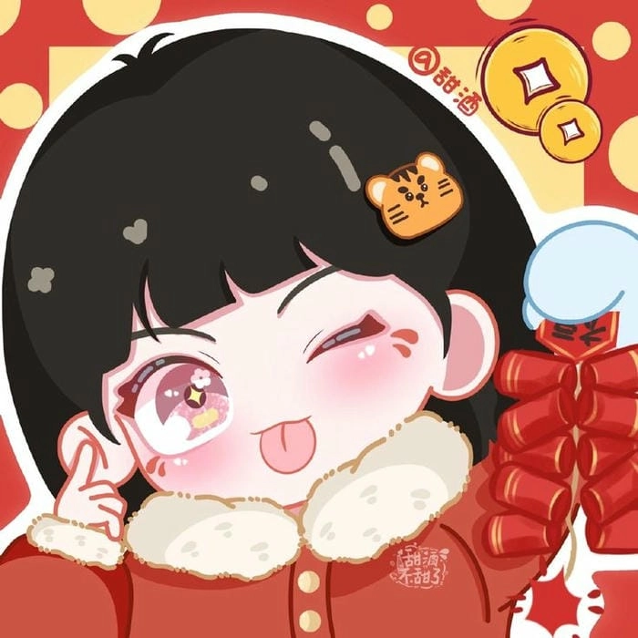 Gợi ý cách ghép hình chibi tết độc lạ