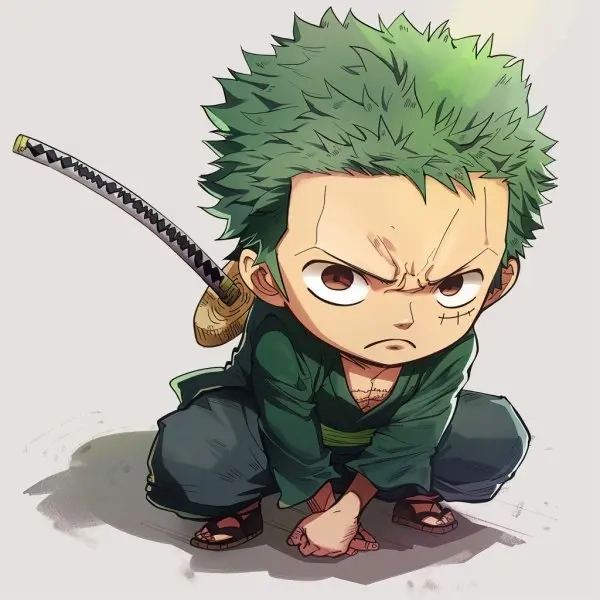 Khám phá zoro luffy chibi ngầu độc đáo