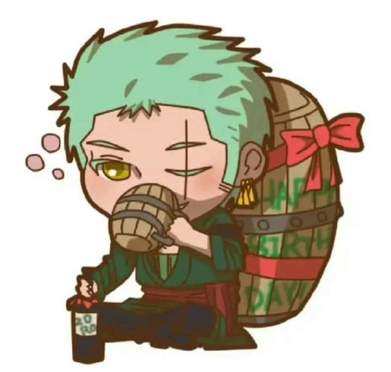 Đắm chìm trong thế giới roronoa zoro chibi