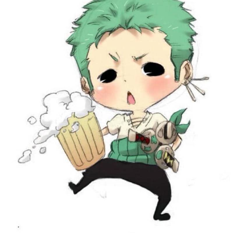 Ngắm nhìn bộ zoro chibi cute