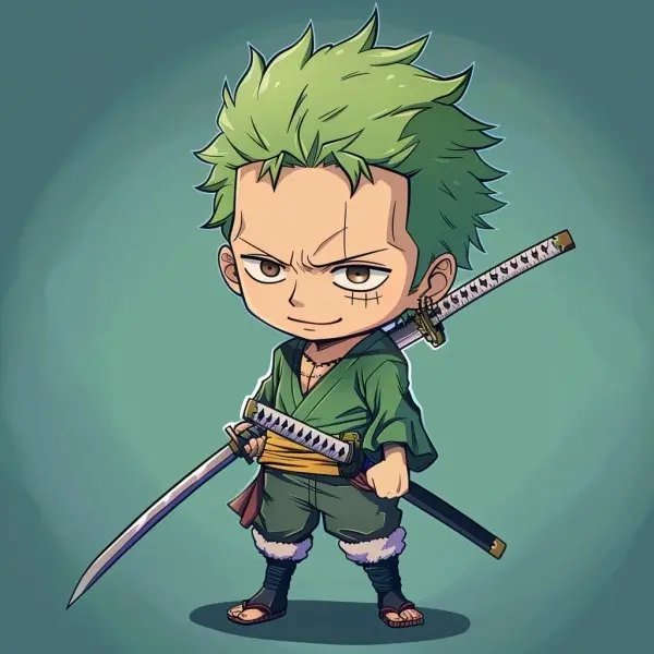 Tải ngay bộ zoro chibi hd chất lượng cao