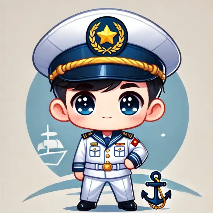 Tình yêu bộ đội chibi ngọt ngào