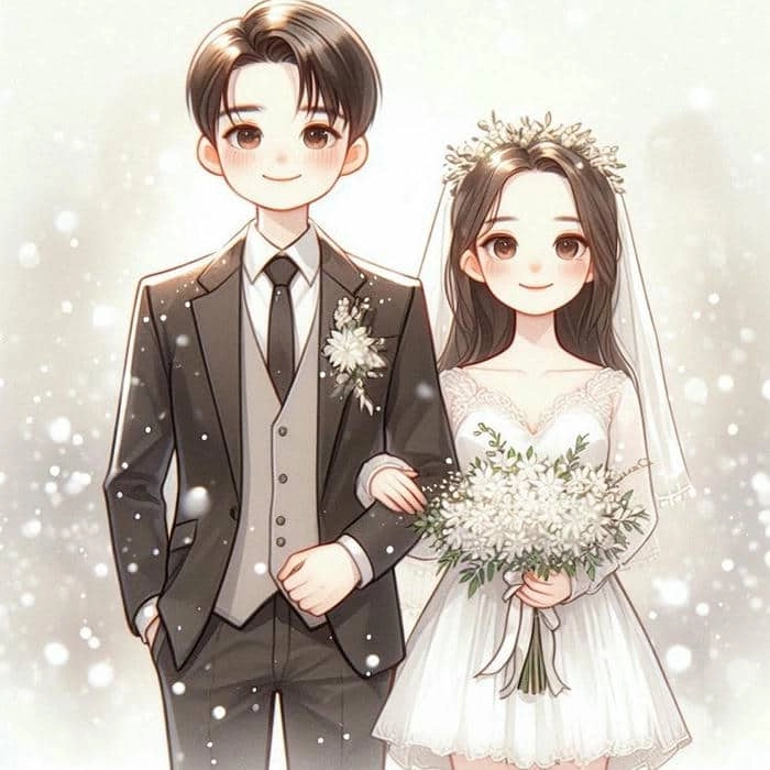 Album chibi cô dâu chú rể de thuong mới nhất