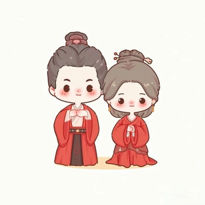 Ngắm bộ cô dâu chú rể hoạt hình vui nhộn