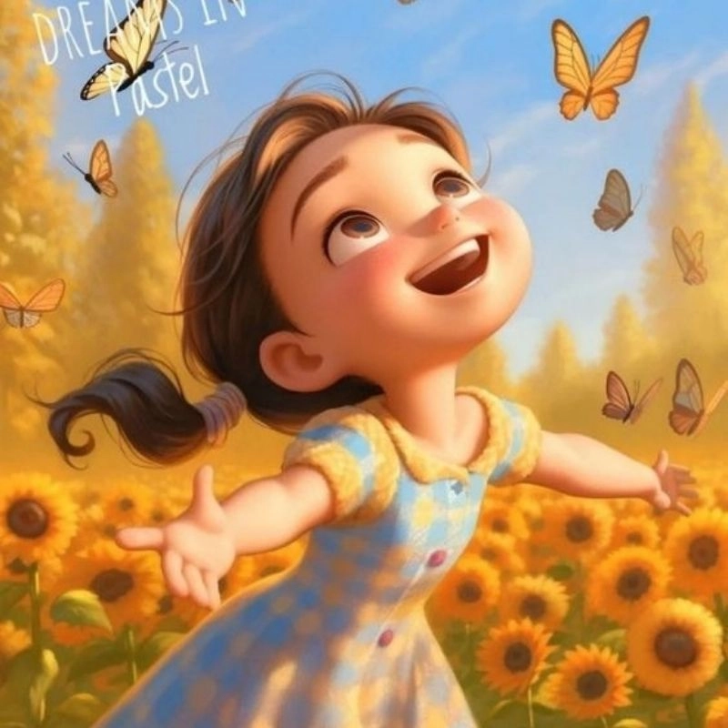 Chibi cô gái với kiểu dáng đáng yêu tự nhiên