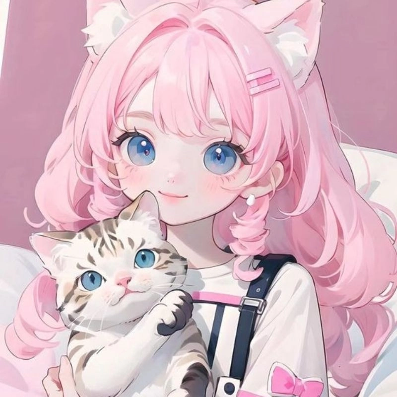 Chibi con gái tạo hình dễ thương sinh động