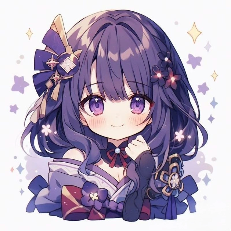 Hình chibi con gái đơn giản mà nổi bật