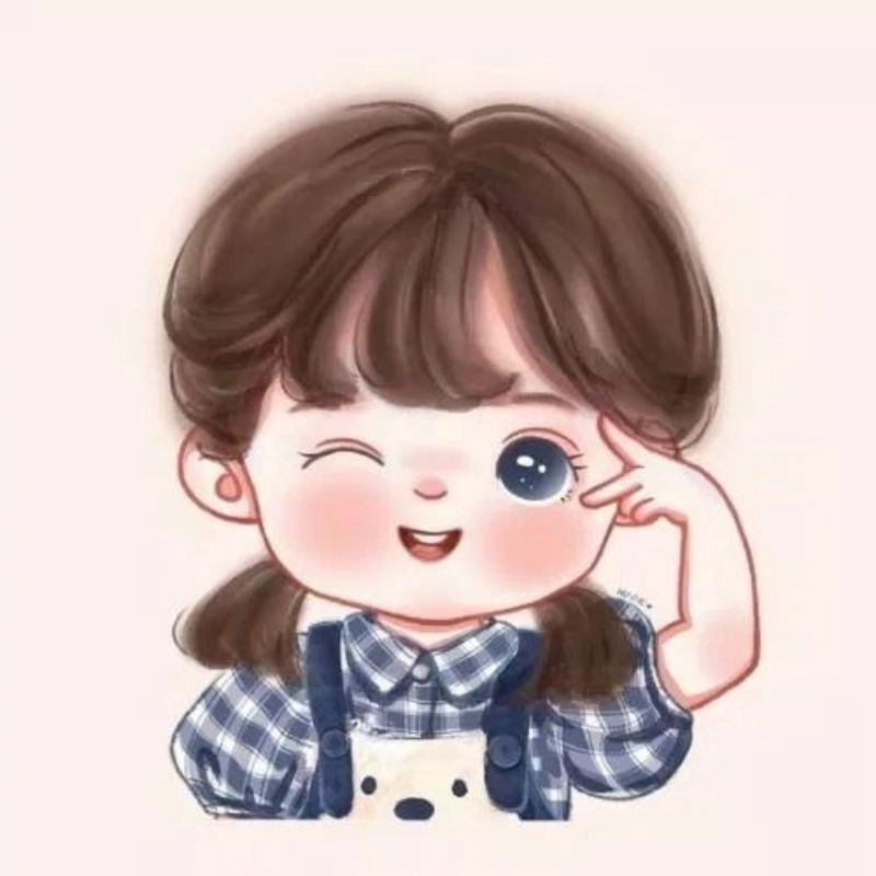Vẽ cô gái đơn giản cute chibi mang phong cách nhẹ nhàng tinh tế