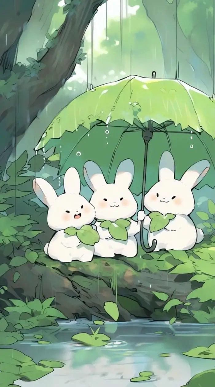 Hình thỏ cute dễ về phù hợp cho người mới học vẽ