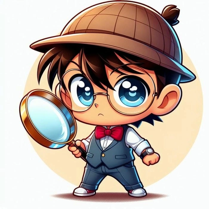 Thám tử detective conan chibi phiên bản siêu cute