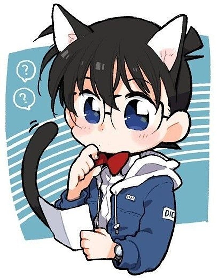 Lưu ngay hình conan chibi cute sắc nét