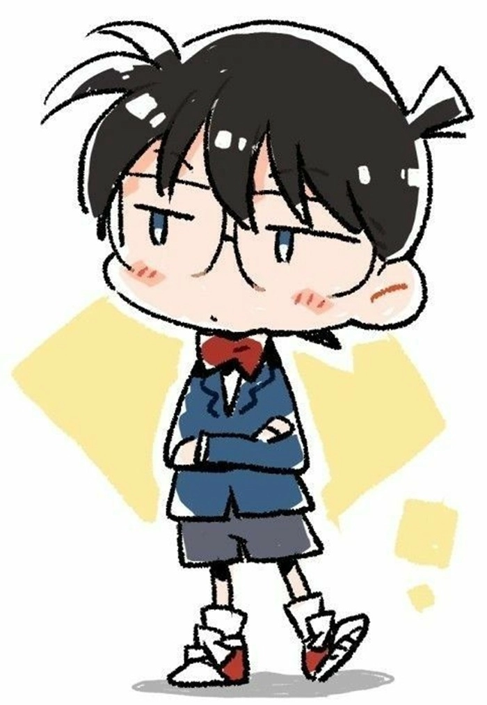 Lưu giữ khoảnh khắc conan và ran chibi dễ thương