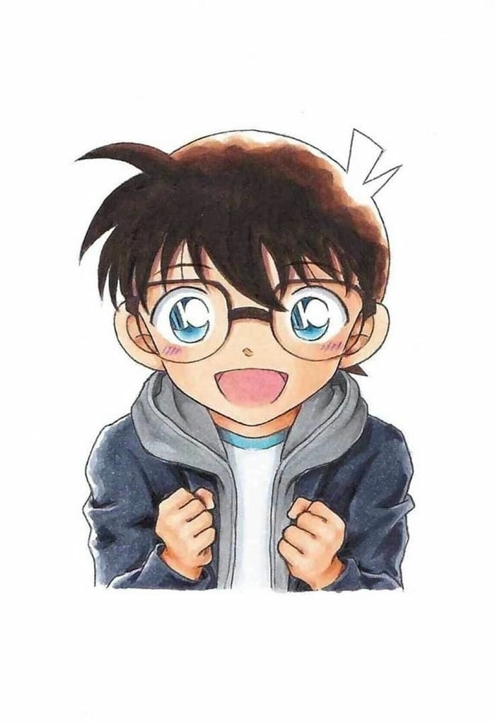 Bộ sưu tập hình vẽ conan chibi đẹp lạ