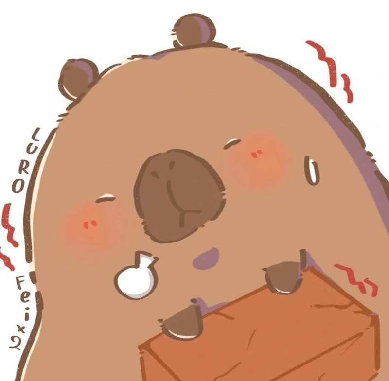Gợi ý avatar hình ảnh capybara cute chibi cho bạn
