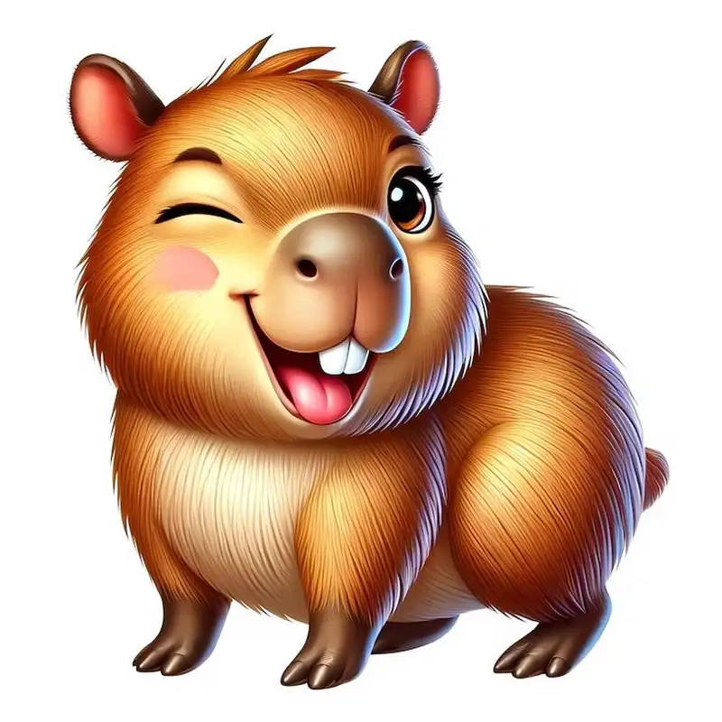 Cài đặt ngay hình nền capybara chibi cute