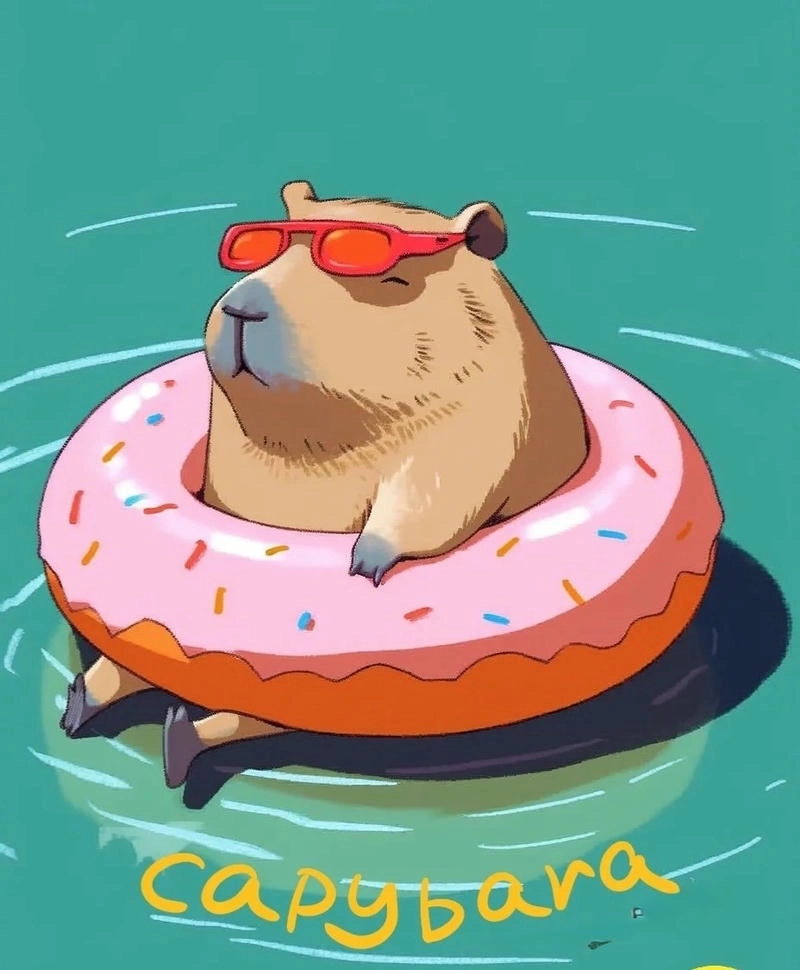 Tổng hợp hình cute hình capybara chibi cute