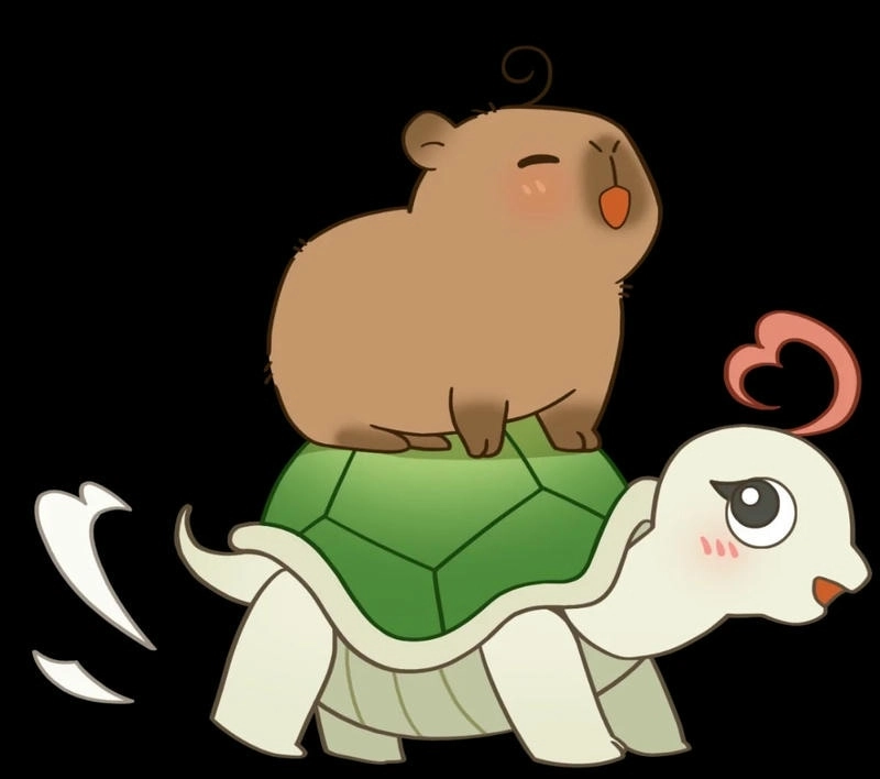 Gợi ý ảnh nền capybara chibi cho điện thoại