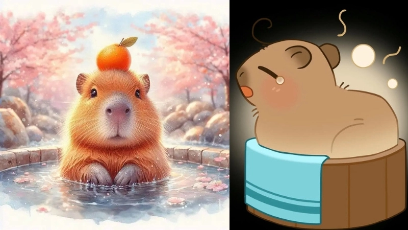 Ảnh cute chibi capybara là gì khiến mạng xã hội dậy sóng