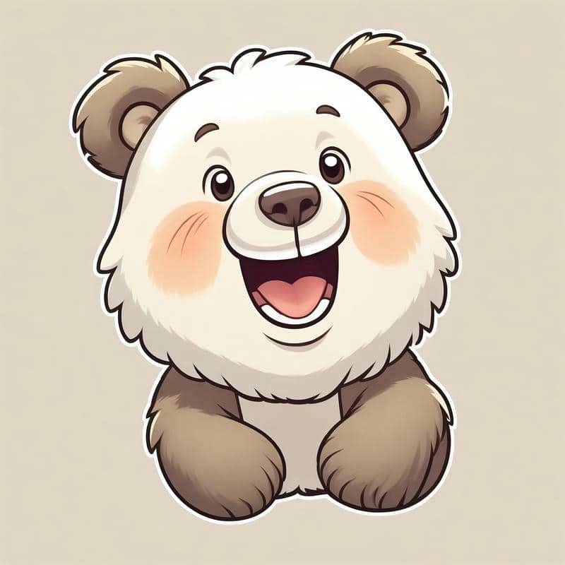 Góc ảnh đốn tim với gấu chibi cute