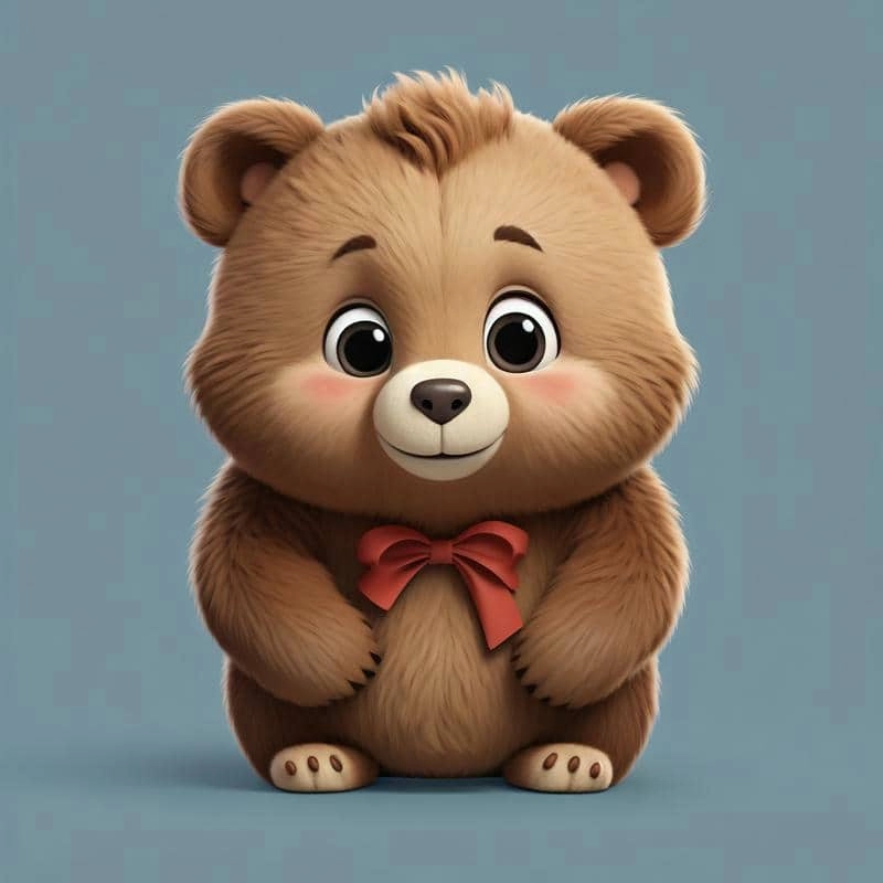 Chạm ngay vào hình chibi gấu cực xinh