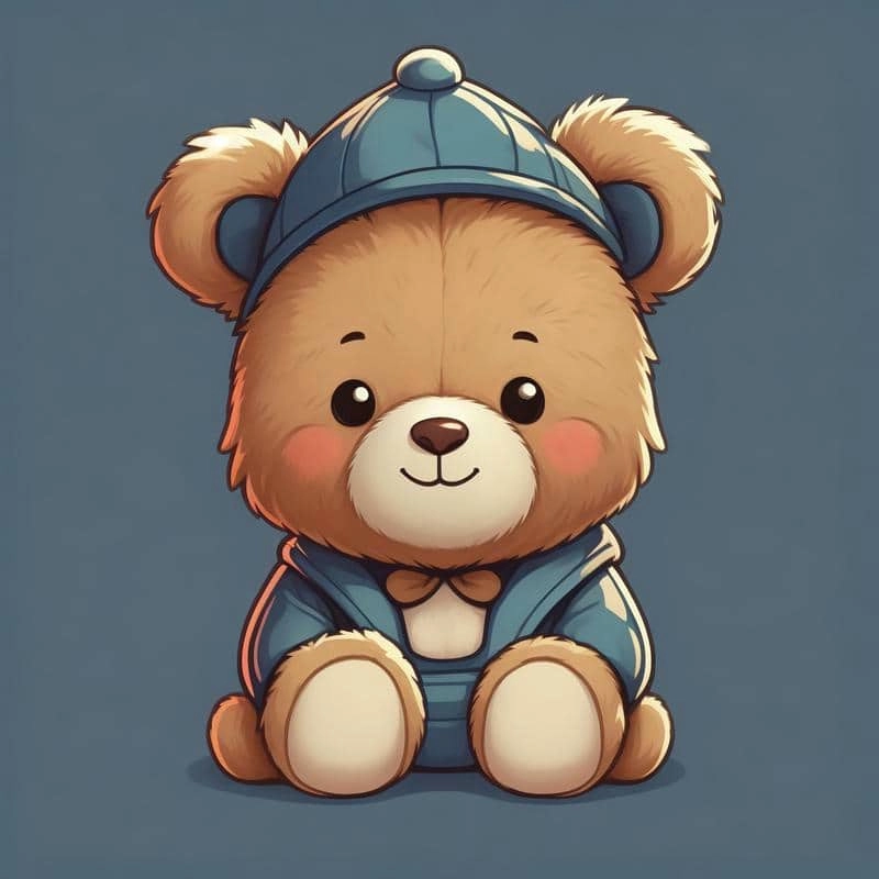 Không thể rời mắt khỏi hình cute chibi gấu