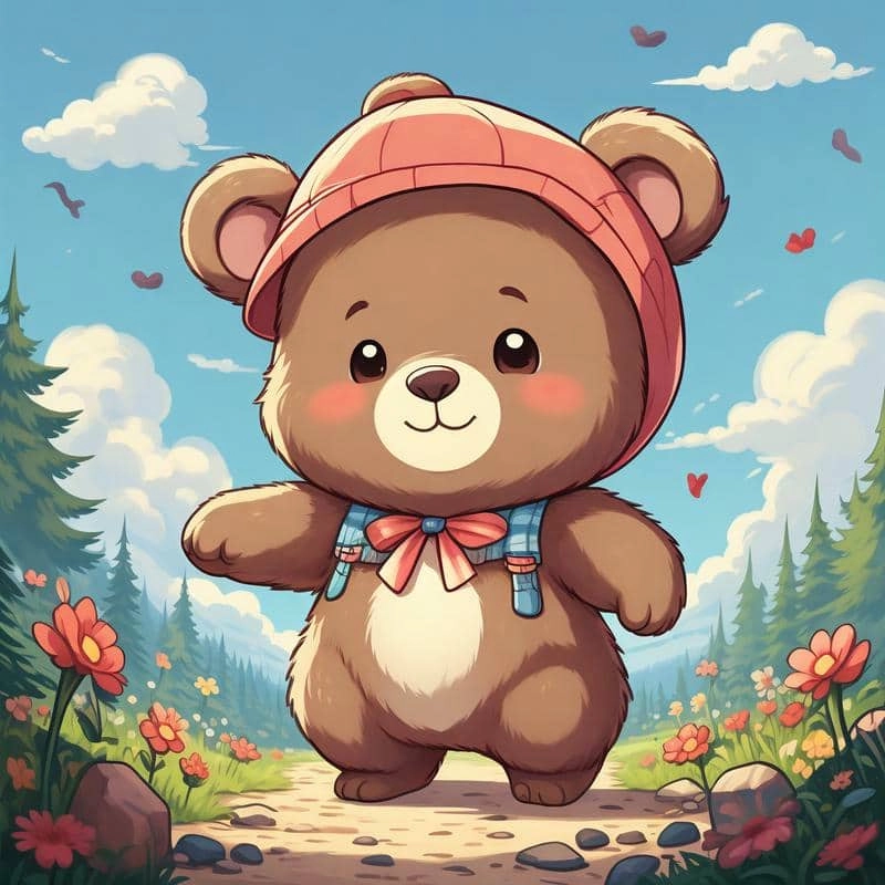 Gây sốt với loạt ảnh gấu chibi cute