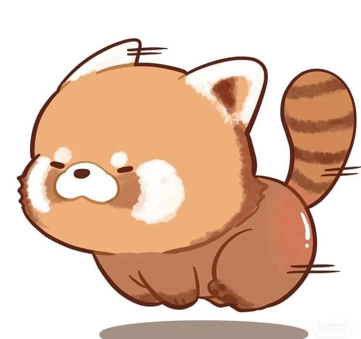 Siêu đáng yêu với gấu mèo chibi cực phẩm