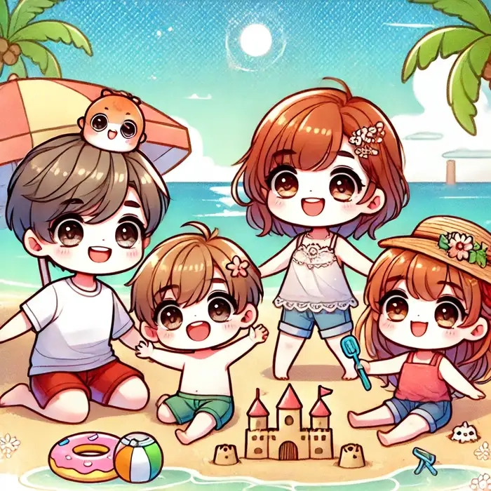 Trải nghiệm mới lạ cùng Gia đình chibi ghép mặt