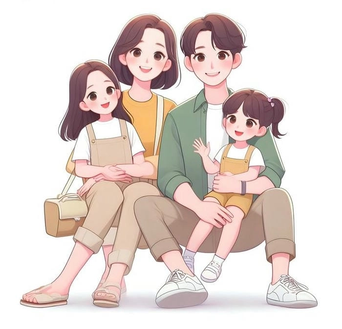 Học vẽ đẹp đơn giản cùng Gia đình chibi