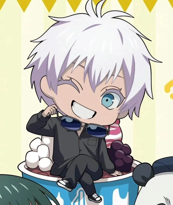 Hình nền gojo chibi phong cách manga độc đáo