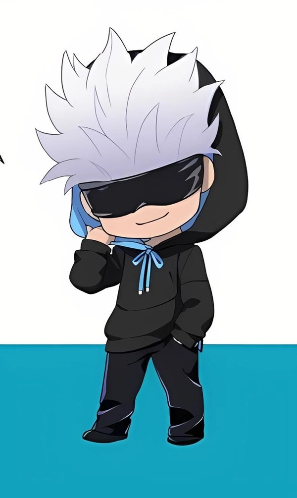 Vẽ gojo chibi ngầu phong cách đậm cá tính