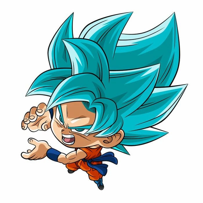 Ảnh goku chibi ultra instinct đỉnh cao