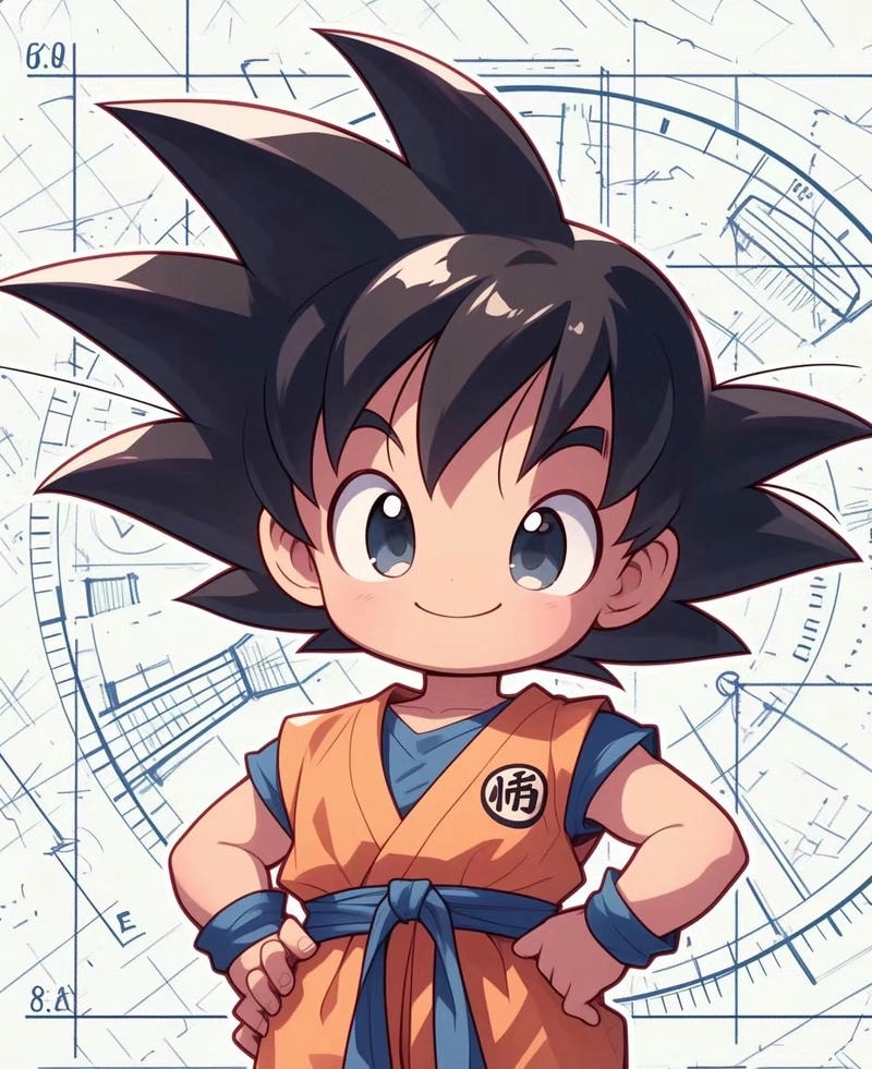 Ảnh dragon ball z goku chibi siêu đẹp