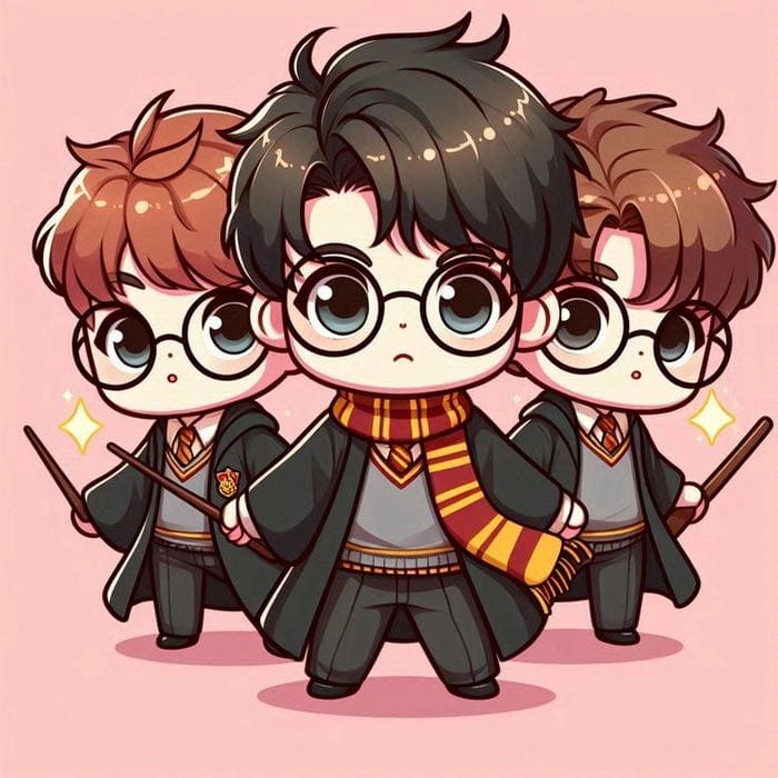 Chiêm ngưỡng harry potter chibi art đầy sáng tạo