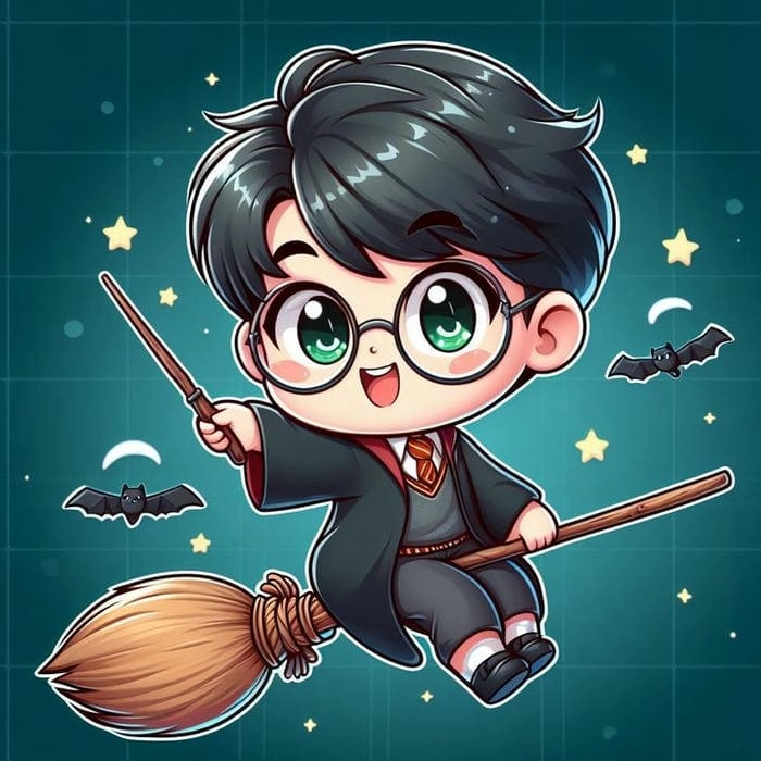 Tải về harry potter chibi background cực đẹp