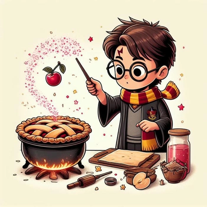 Bay cùng harry potter chibi hedwig siêu dễ thương