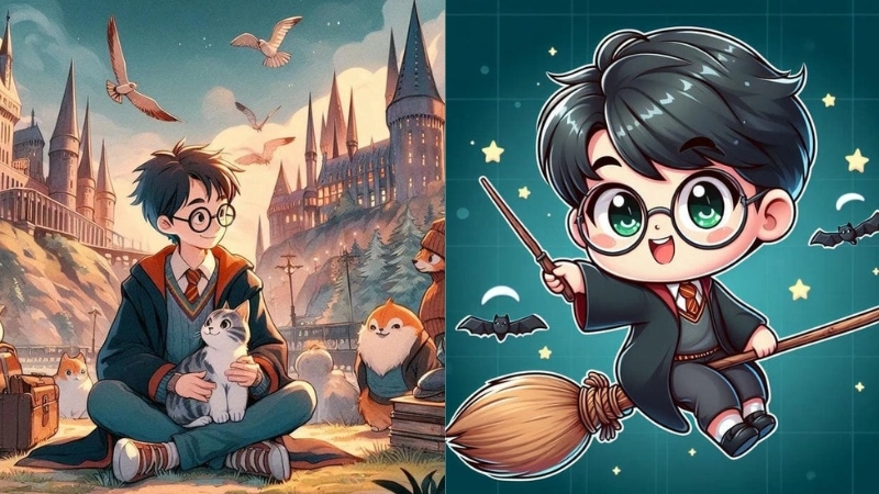 Harry potter chibi là gì khiến dân mạng phát sốt